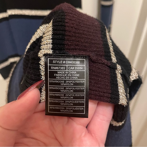 NWT Cupcakes & Cashmere Barrow Striped Sweater Dress size S - Picture 7 of 8